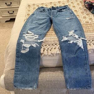 AGOLDE Distressed Blue Jeans